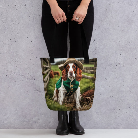 Tote bag-Irish Red and White Setter