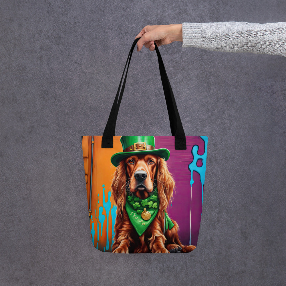 Tote bag-Irish Setter V3