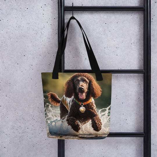 Tote bag-Irish Water Spaniel