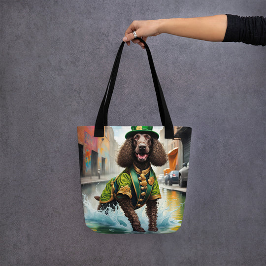 Tote bag-Irish Water Spaniel V3