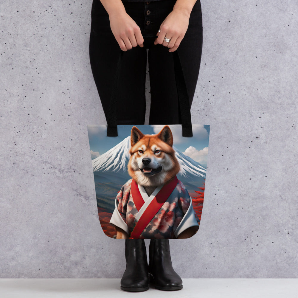 Tote bag-Japanese Akitainu