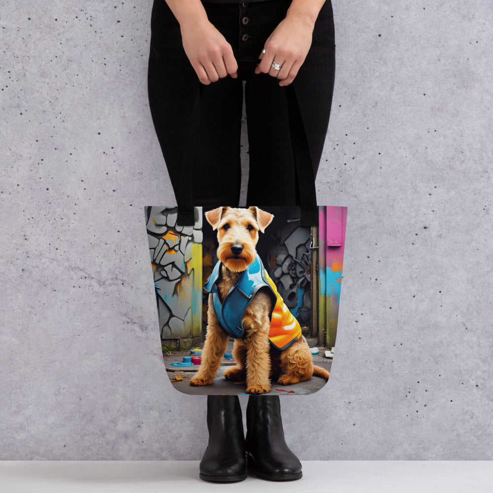 Tote bag-Lakeland Terrier