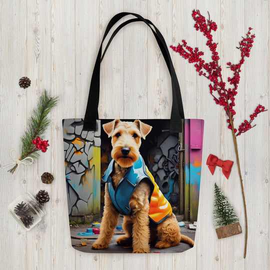 Tote bag-Lakeland Terrier