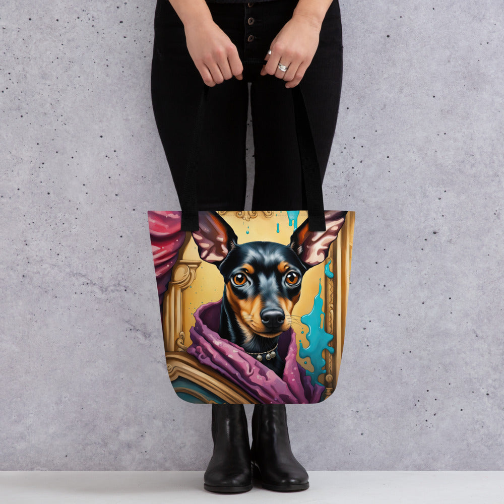 Tote bag-Toy Manchester Terrier V4