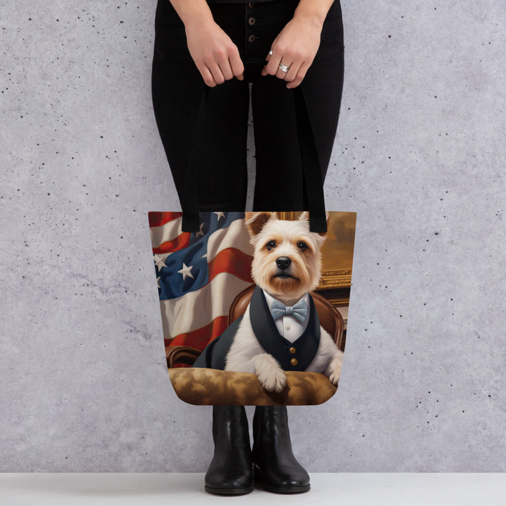 Tote bag-Teddy Roosevelt Terrier