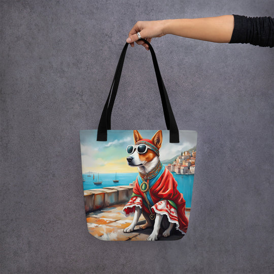 Tote bag-Volpino Italiano V4