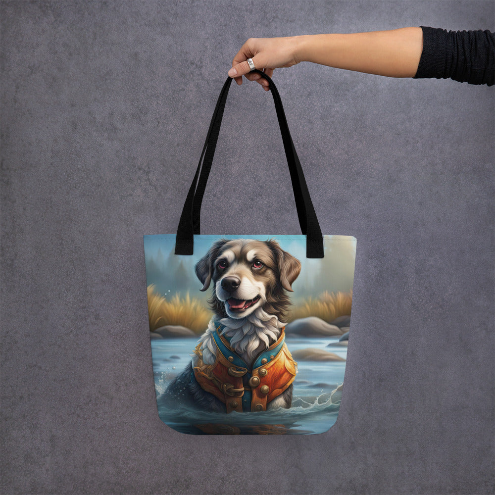 Tote bag-Wetterhoun V2