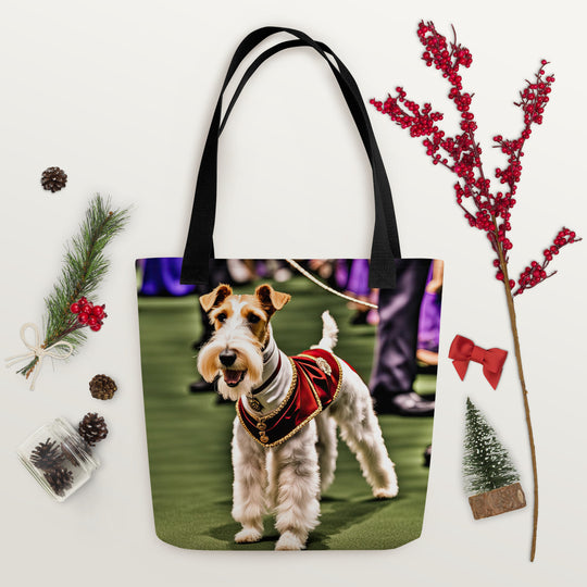 Tote bag-Wire Fox Terrier