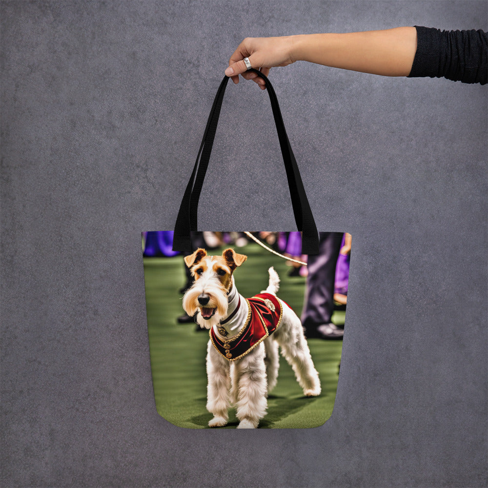 Tote bag-Wire Fox Terrier