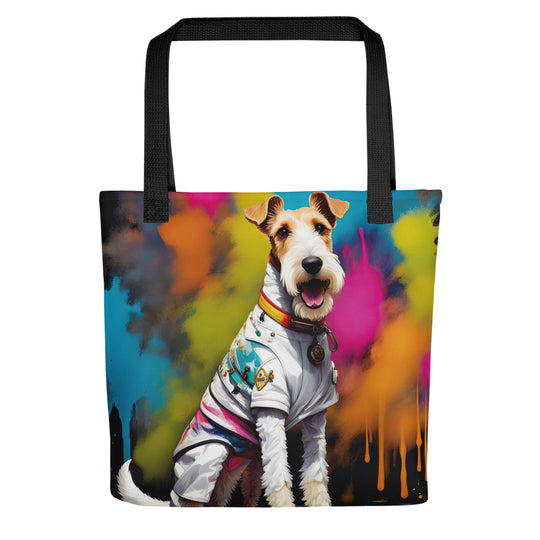 Tote bag-Wire Fox Terrier V2