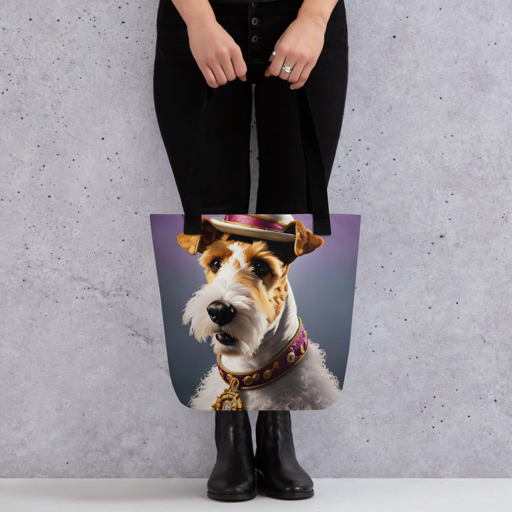 Tote bag-Wire Fox Terrier V3