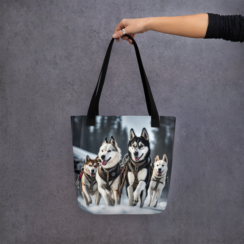 Tote bag-Yakutian Laika