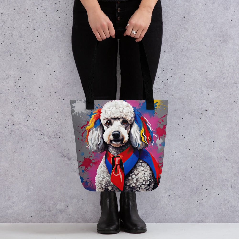 Tote bag-Poodle V2