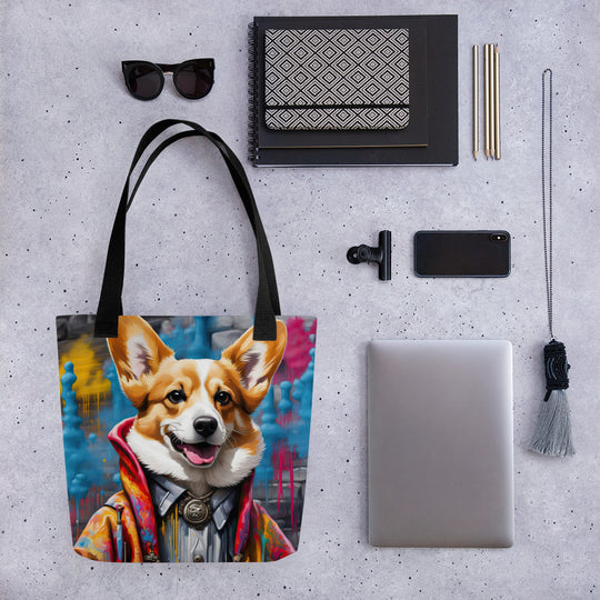 Tote bag-Pembroke Welsh Corgi  V4