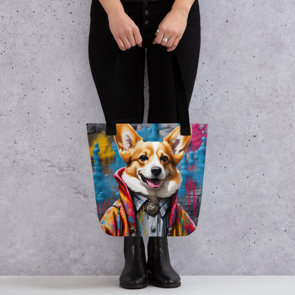 Tote bag-Pembroke Welsh Corgi  V4