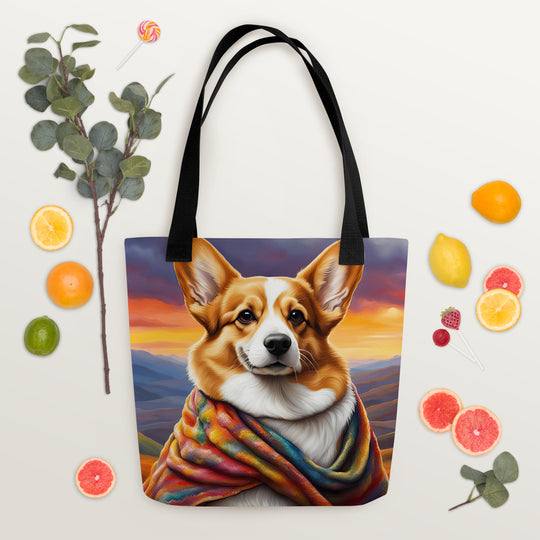 Tote bag-Pembroke Welsh Corgi  V5