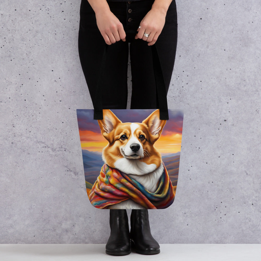 Tote bag-Pembroke Welsh Corgi  V5