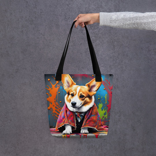 Tote bag-Pembroke Welsh Corgi V8