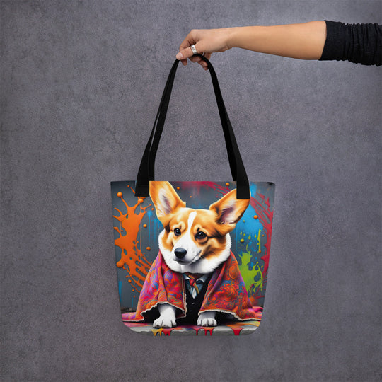 Tote bag-Pembroke Welsh Corgi V8