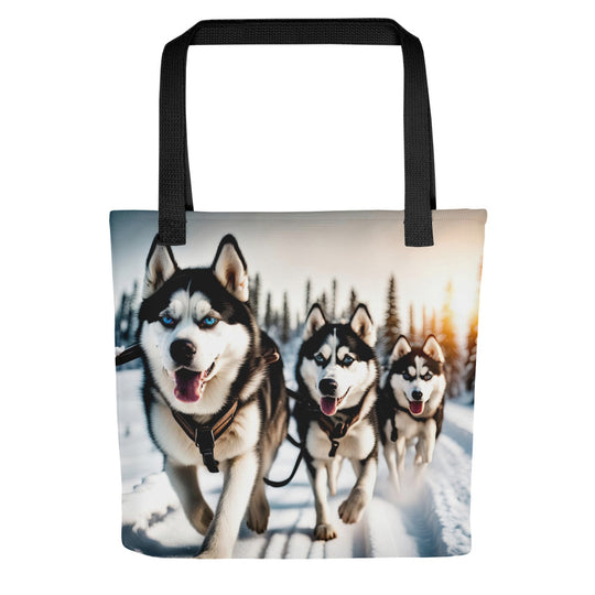 Tote bag-Siberian Husky V2