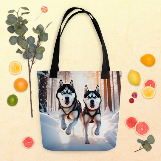 Tote bag-Siberian Husky V4