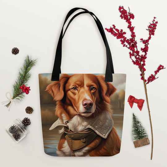 Tote bag-Novia Scotia Duck Trolling Retriever