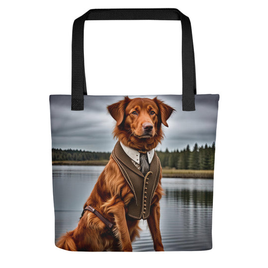 Tote bag-Novia Scotia Duck Trolling Retriever V2