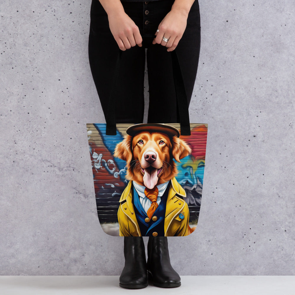 Tote bag-Novia Scotia Duck Trolling Retriever V3