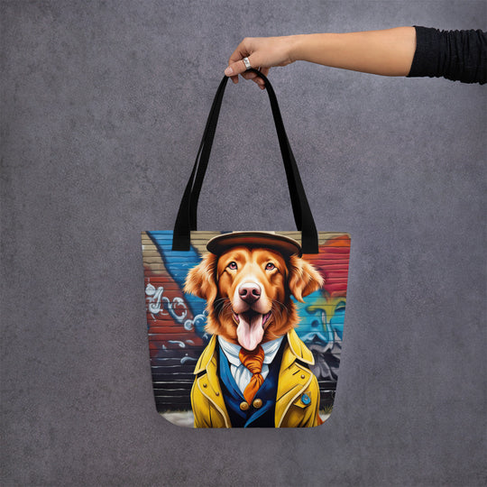 Tote bag-Novia Scotia Duck Trolling Retriever V3