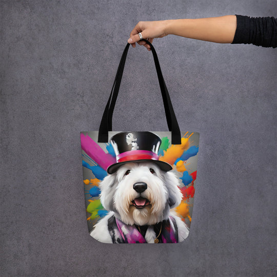 Tote bag-Old English Sheepdog V3