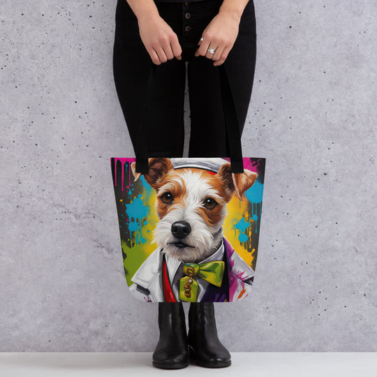 Tote bag-Parson Russel Terrier V4