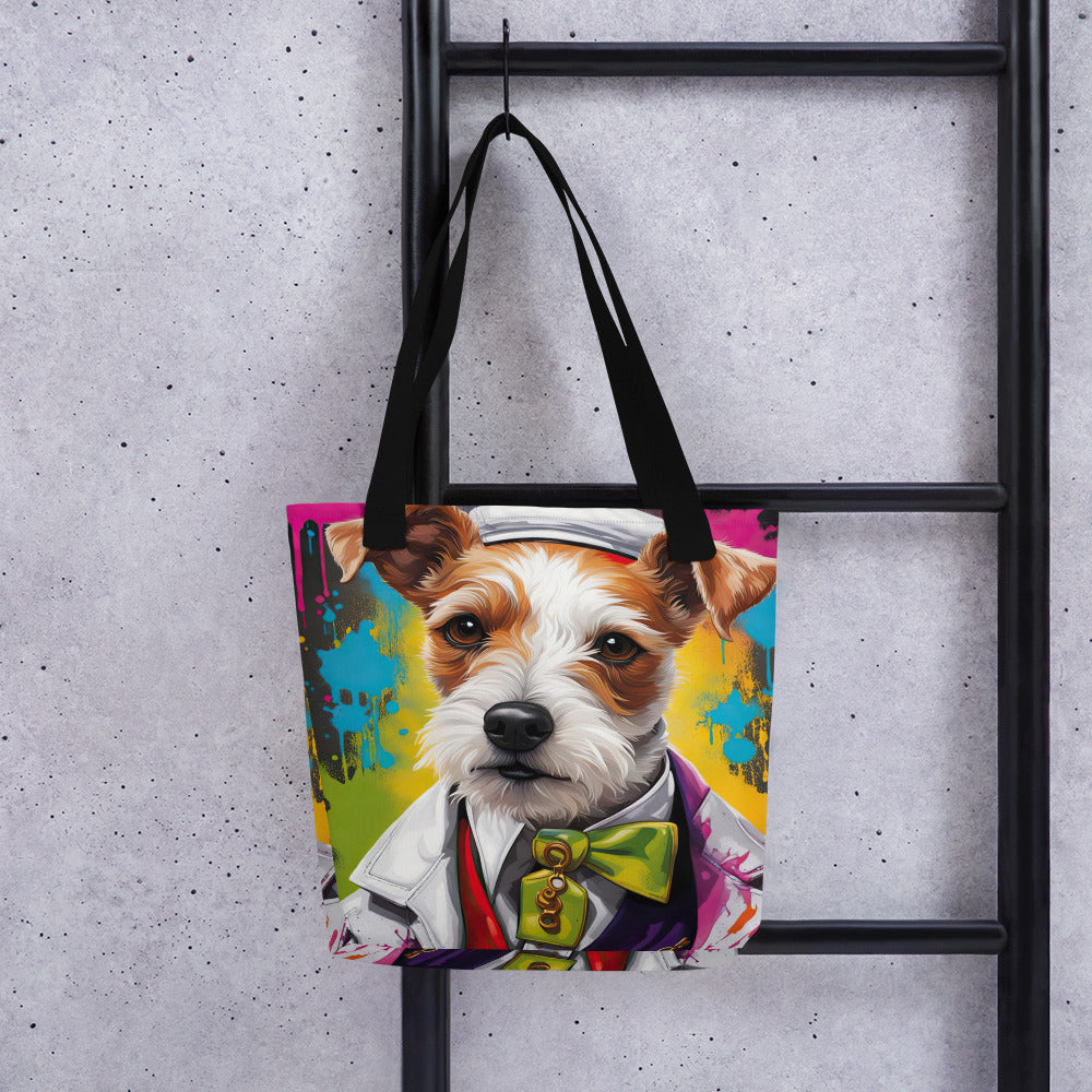 Tote bag-Parson Russel Terrier V4