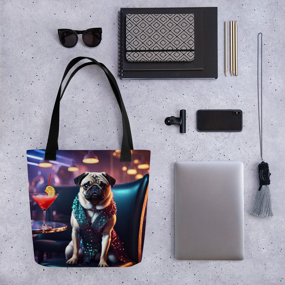 Tote bag-Pug V4