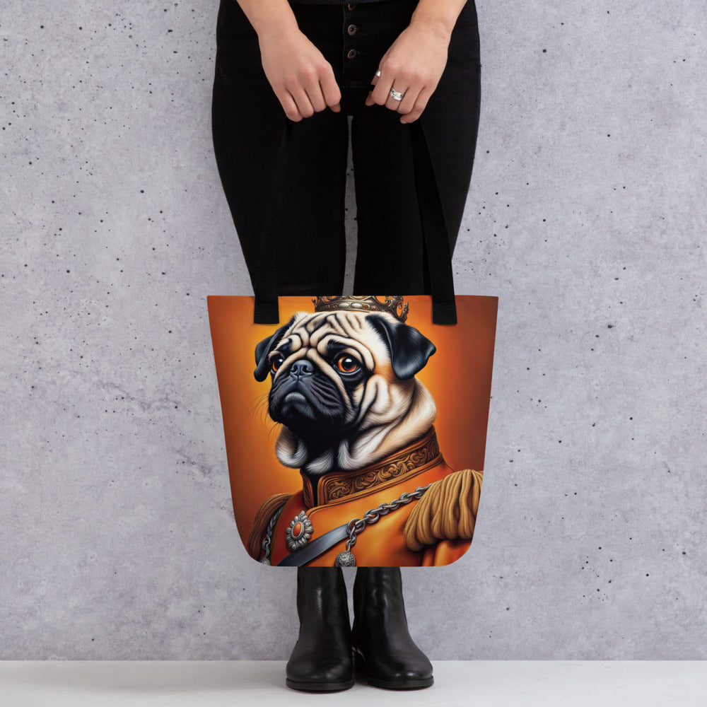 Tote bag-Pug V7