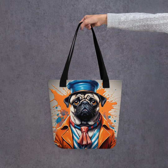 Tote bag-Pug V8