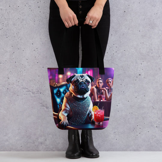 Tote bag-Pug V10