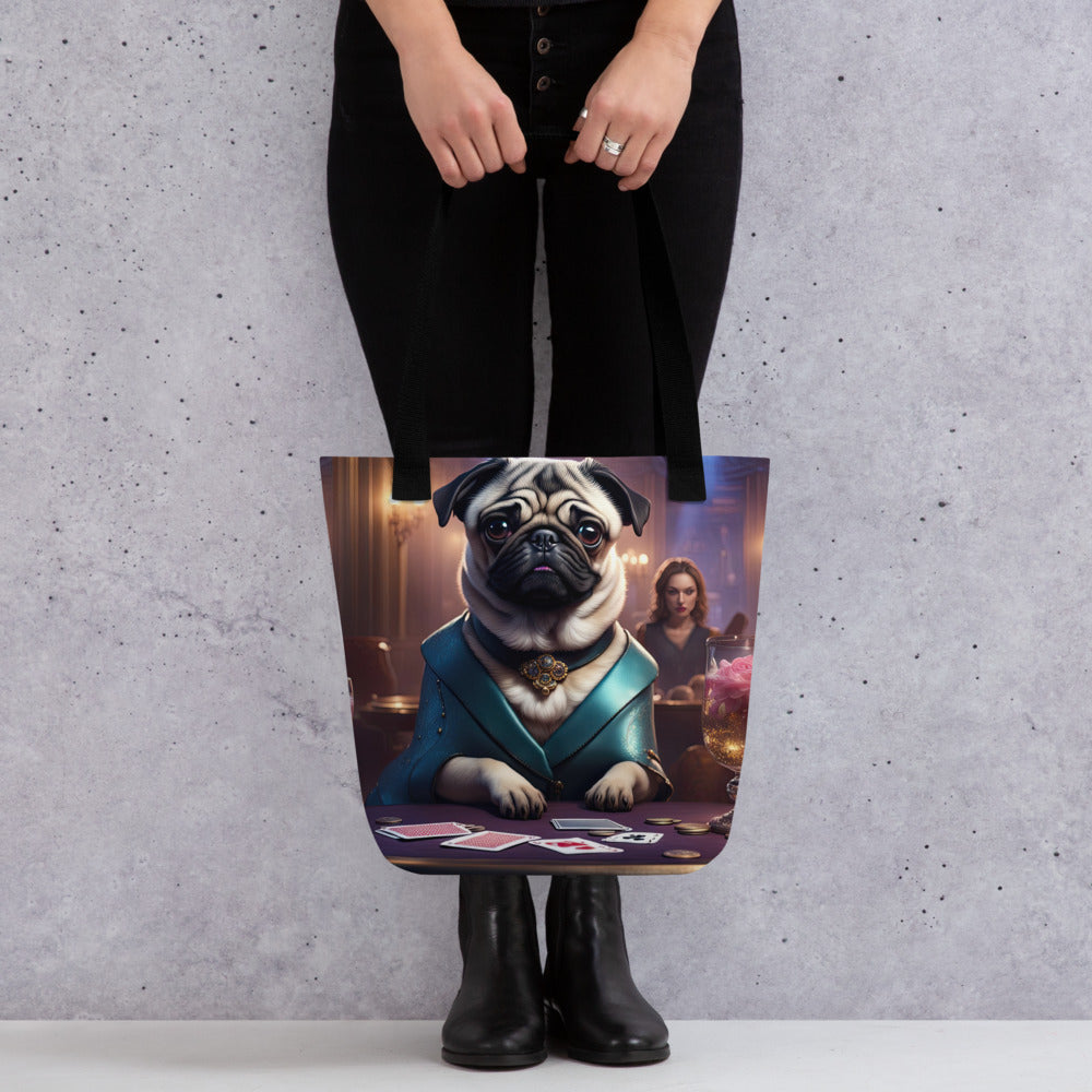 Tote bag-Pug V11