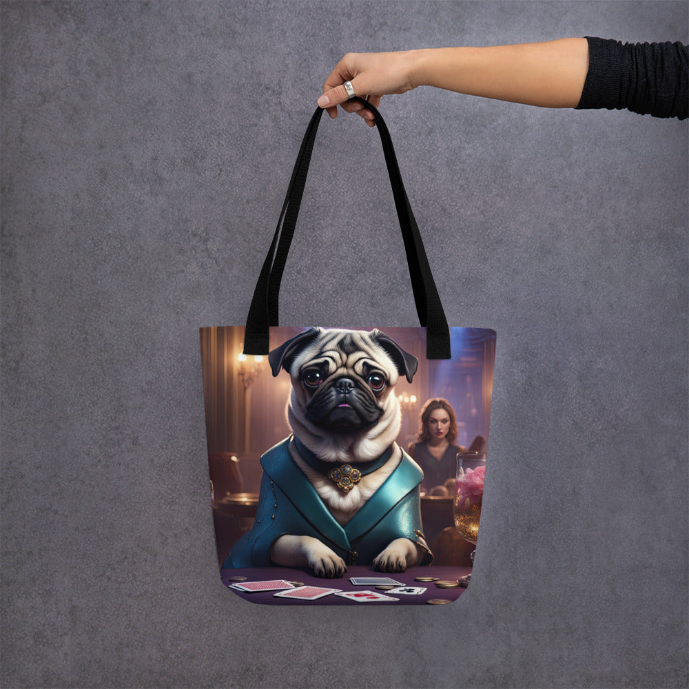 Tote bag-Pug V11