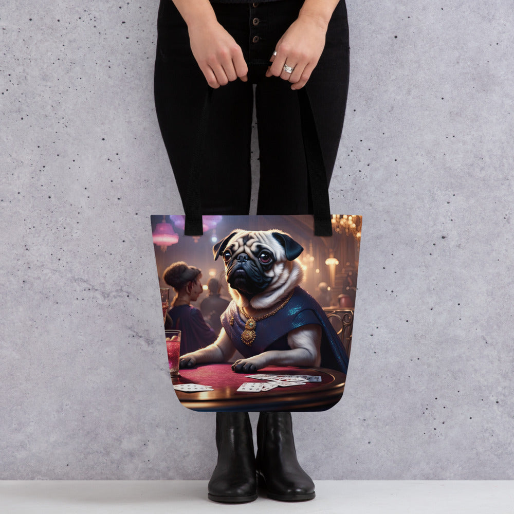 Tote bag-Pug V12