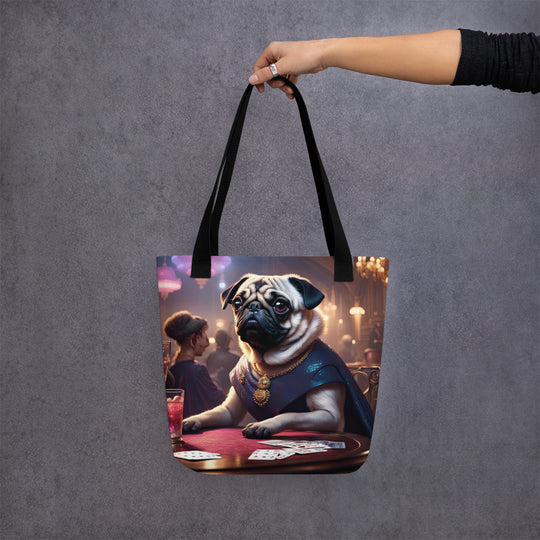 Tote bag-Pug V12