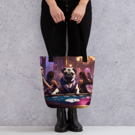 Tote bag-Pug V13