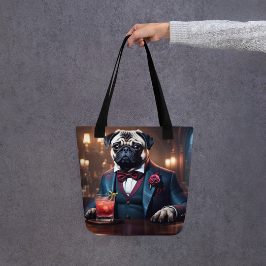 Tote bag-Pug V14