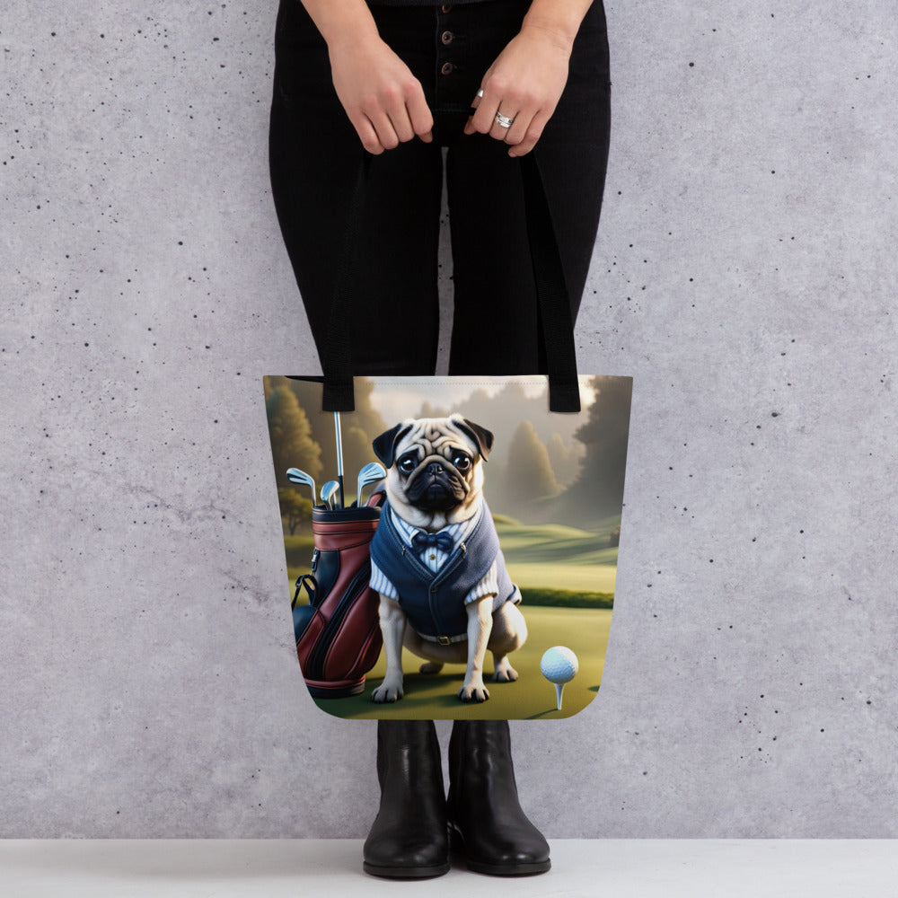 Tote bag-Pug V16