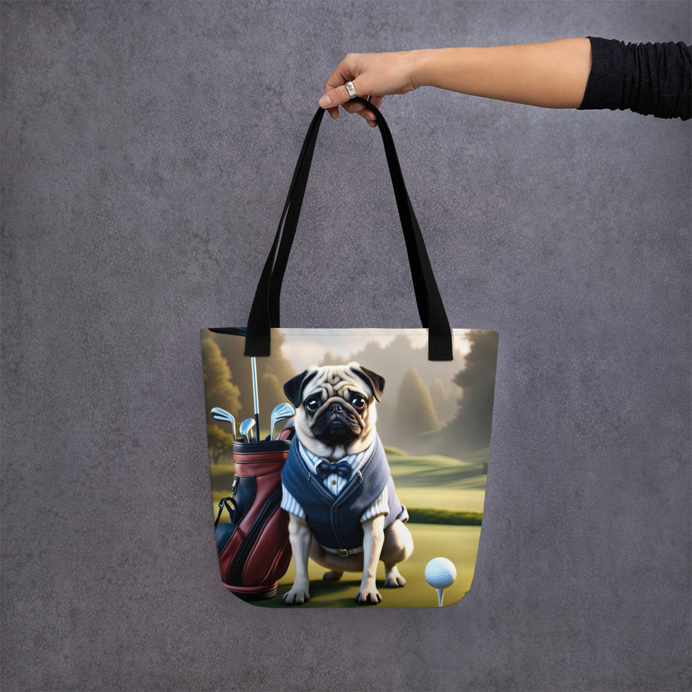 Tote bag-Pug V16