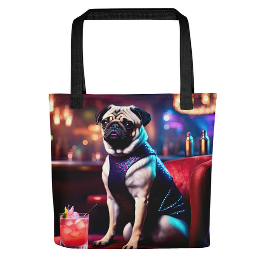 Tote bag-Pug V17