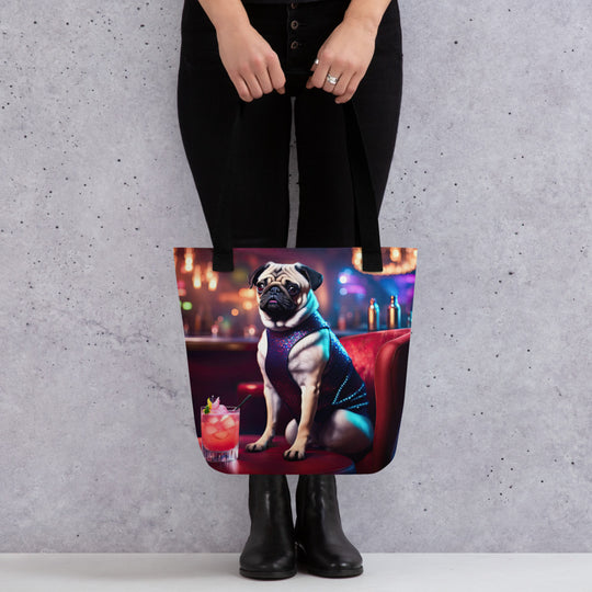 Tote bag-Pug V17