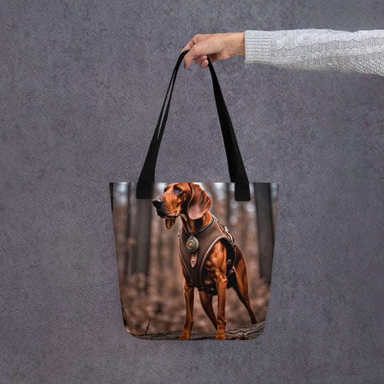 Tote bag-Redbone Coonhound V3