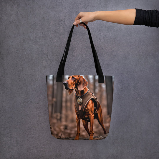 Tote bag-Redbone Coonhound V3