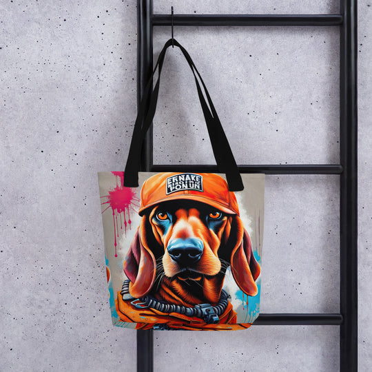 Tote bag-Redbone Coonhound V6