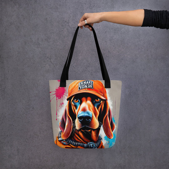 Tote bag-Redbone Coonhound V6